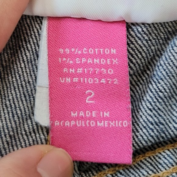 Liz Lange Maternity Capri Jeans Size 2 - Picture 9 of 10